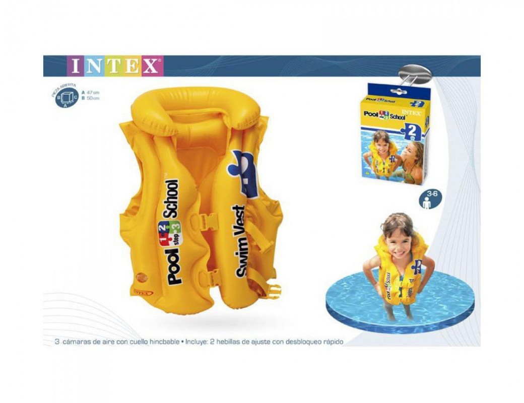 INTEX Giubbino salvagente gonfiabile per bambini 58660