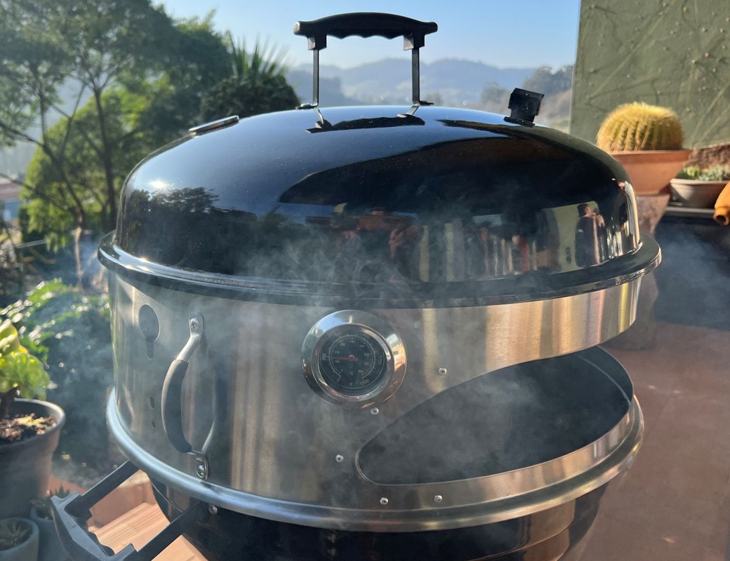 Barbecue FORNETTO mod. EXPLORER - nero - Ø 52 cm