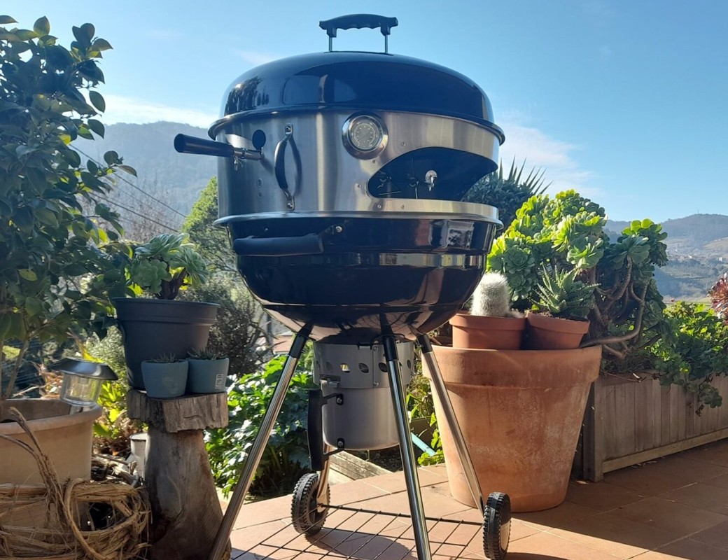 Barbecue FORNETTO mod. EXPLORER - nero - Ø 52 cm