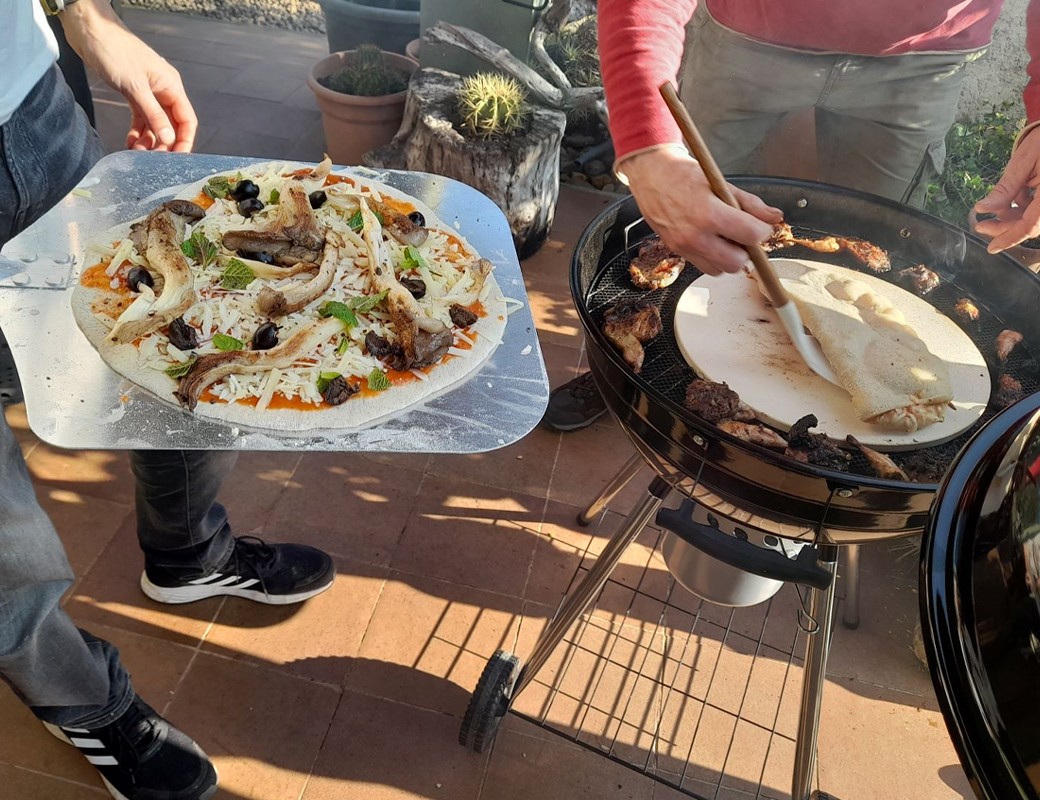 Barbecue FORNETTO mod. EXPLORER - nero - Ø 52 cm
