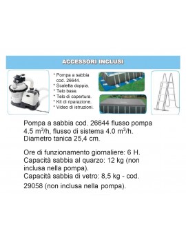 Piscina Rettangolare Ultra XTR Frame 549 x 274 x H.132 cm INTEX 26356
