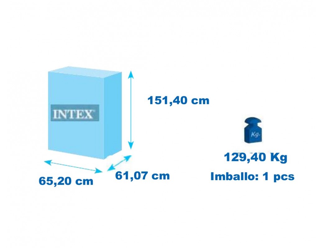 Piscina Rettangolare Ultra XTR Frame 549 x 274 x H.132 cm INTEX 26356