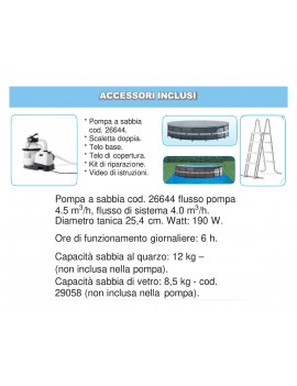 Piscina Tonda Ultra XTR Frame 488 x H.122 cm INTEX 26326