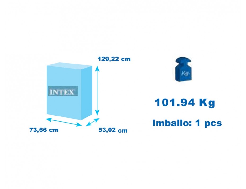 Piscina Tonda Ultra XTR Frame 488 x H.122 cm INTEX 26326
