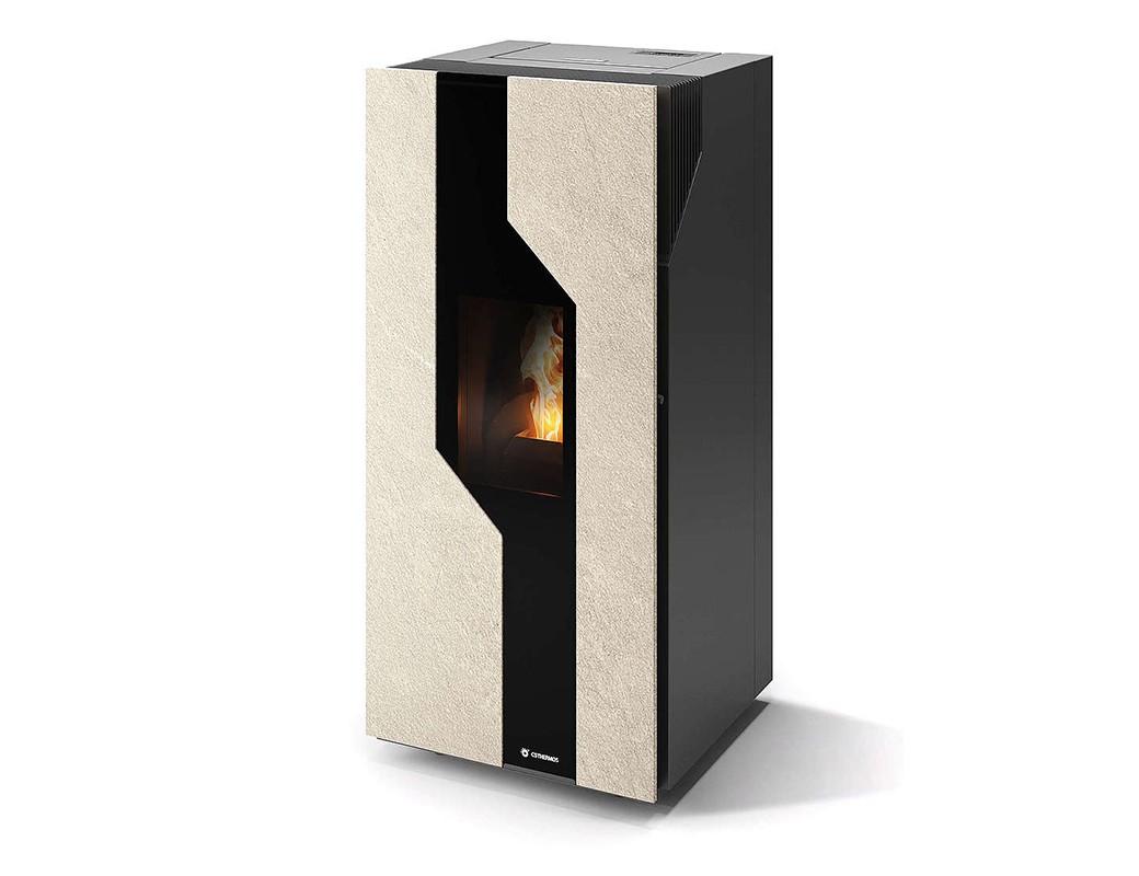 Stufa a pellet CS Thermos Sirmione 10 KW 5 stelle