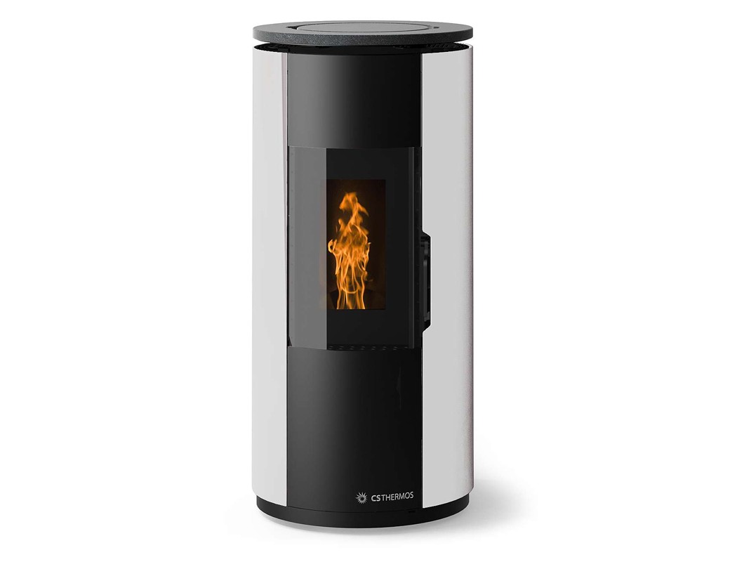 Stufa a pellet CS Thermos Leire 8 KW 5 stelle