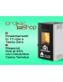 Inserto a legna Edilkamin Firebox Luce Plus 9,6 KW con 4 stelle con ventilazione
