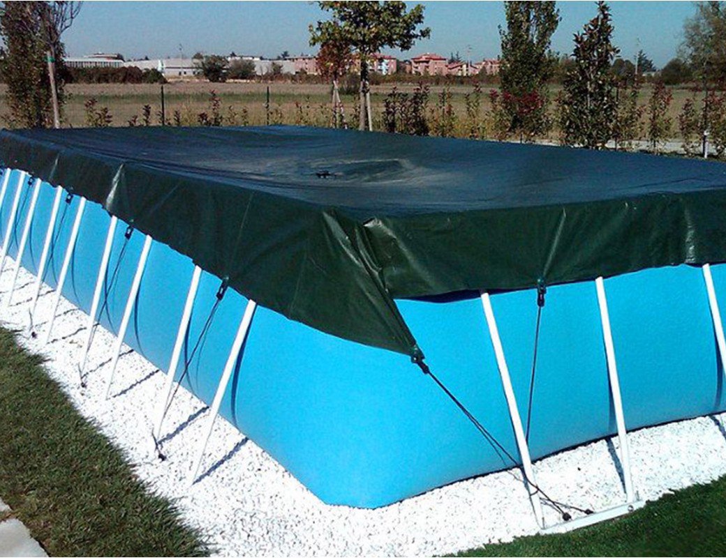 Telo di copertura invernale Laghetto per piscine con misura 2.80 X 6.60