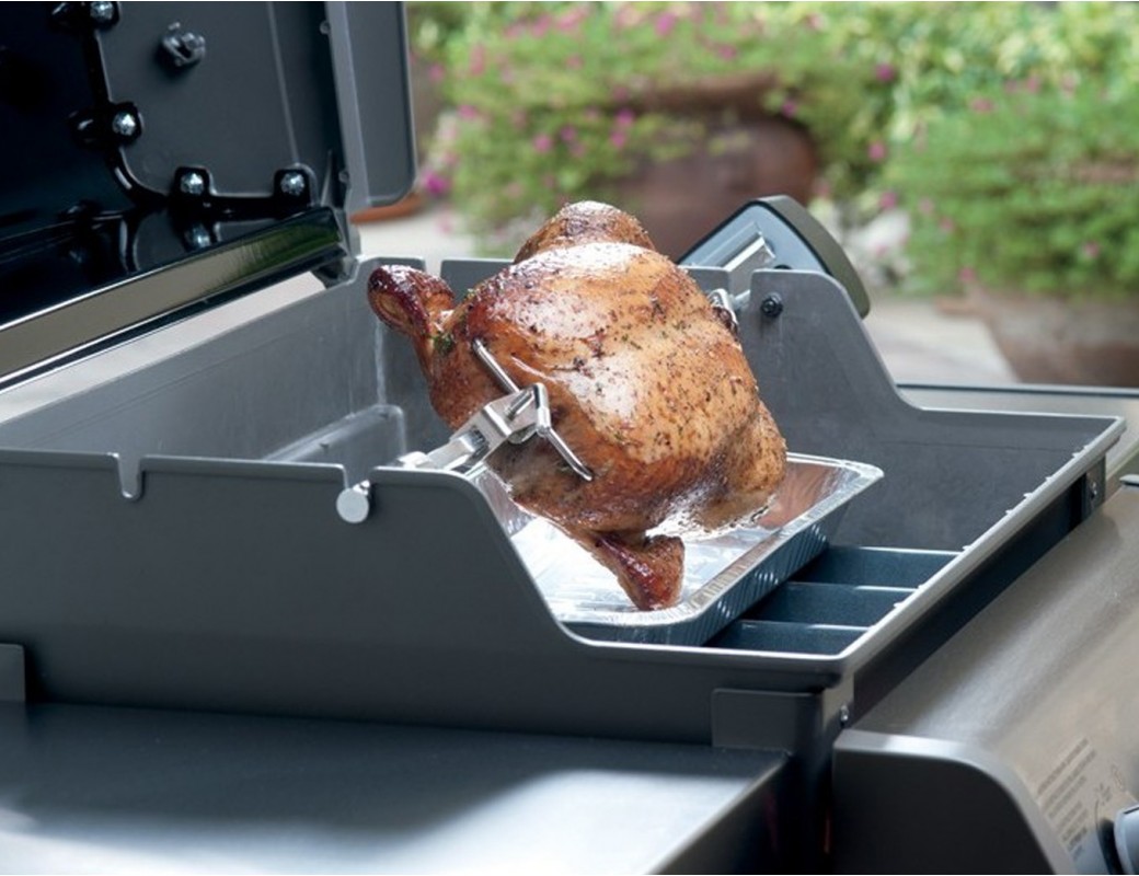 Weber Girarrosto compatibile con la maggior parte delle griglie a gas della serie Spirit 8519