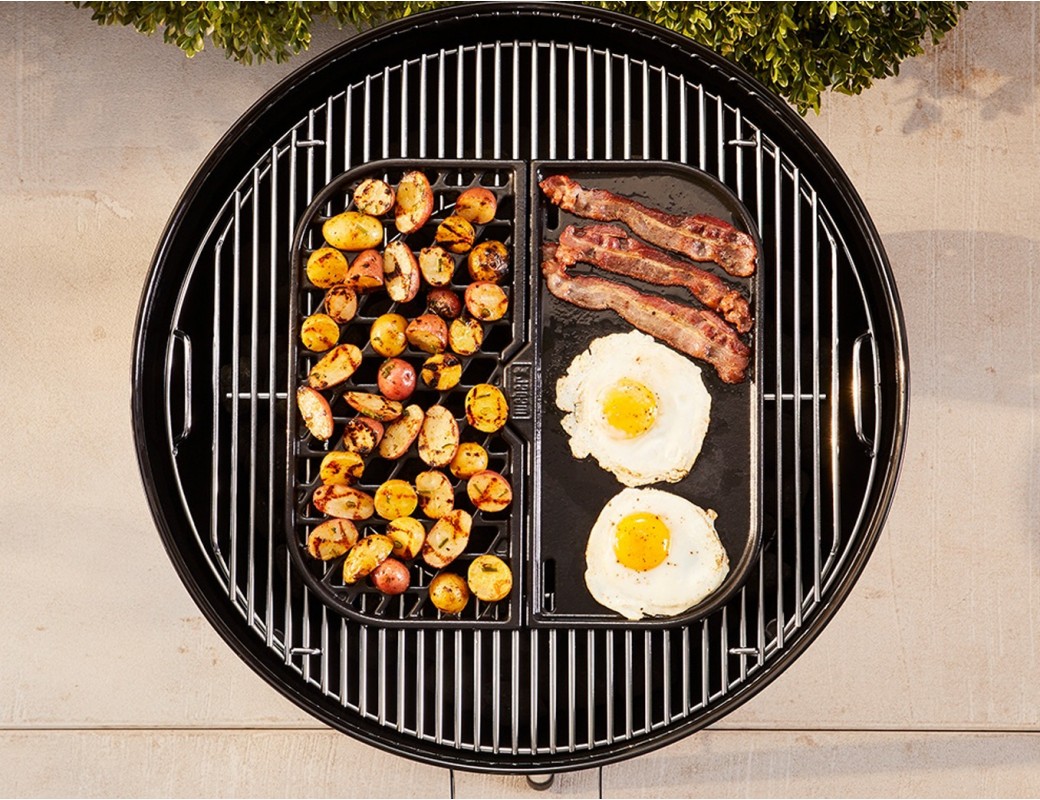 Weber Griglia e piastra compatibile con le griglie di cottura Gourmet BBQ System 8858