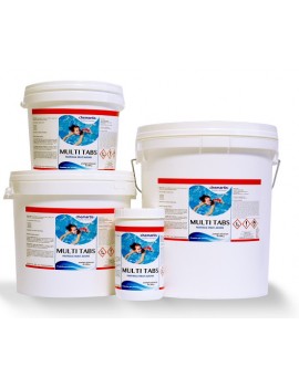 Pastiglie di cloro 4 azioni "MULTI TABS" -- 25 kg --