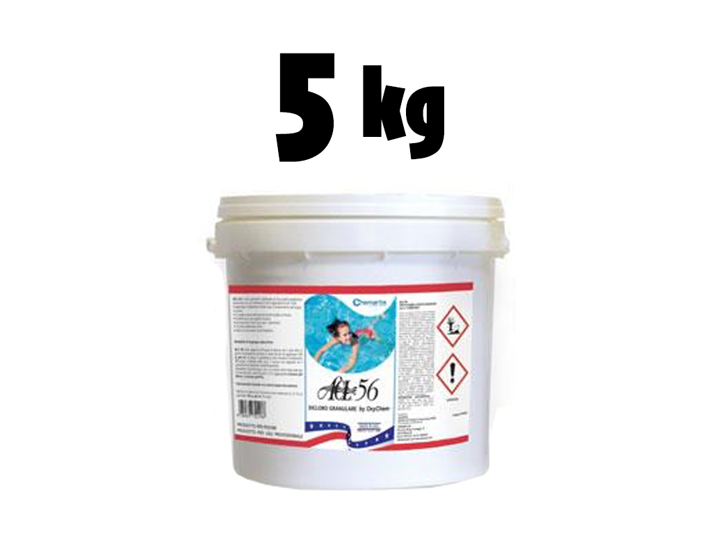 Dicloro Granulare "ACL 56" -- 5 kg -- CERTIFICATO e PROFESSIONALE Dicloro Granulare "ACL 56" -- 5 kg -- CERTIFICATO e PROFESSIONALE