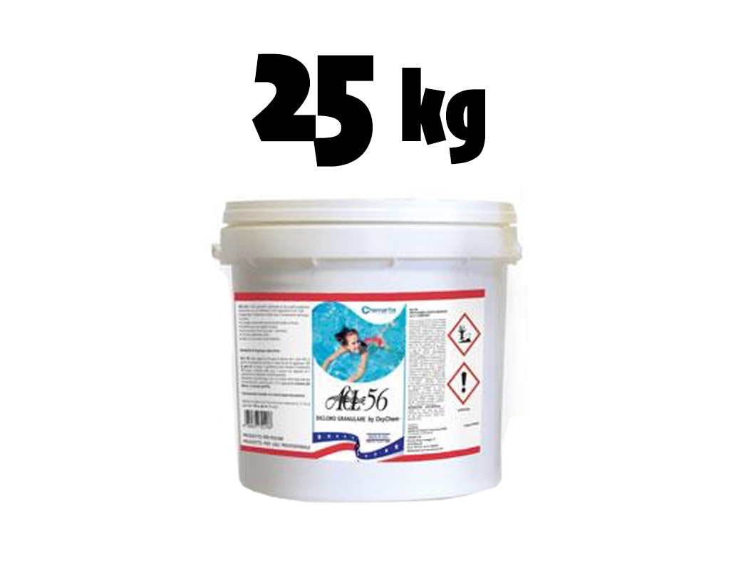 Dicloro Granulare "ACL 56" -- 25 kg -- CERTIFICATO e PROFESSIONALE Dicloro Granulare "ACL 56" -- 25 kg -- CERTIFICATO e PROFESSIONALE