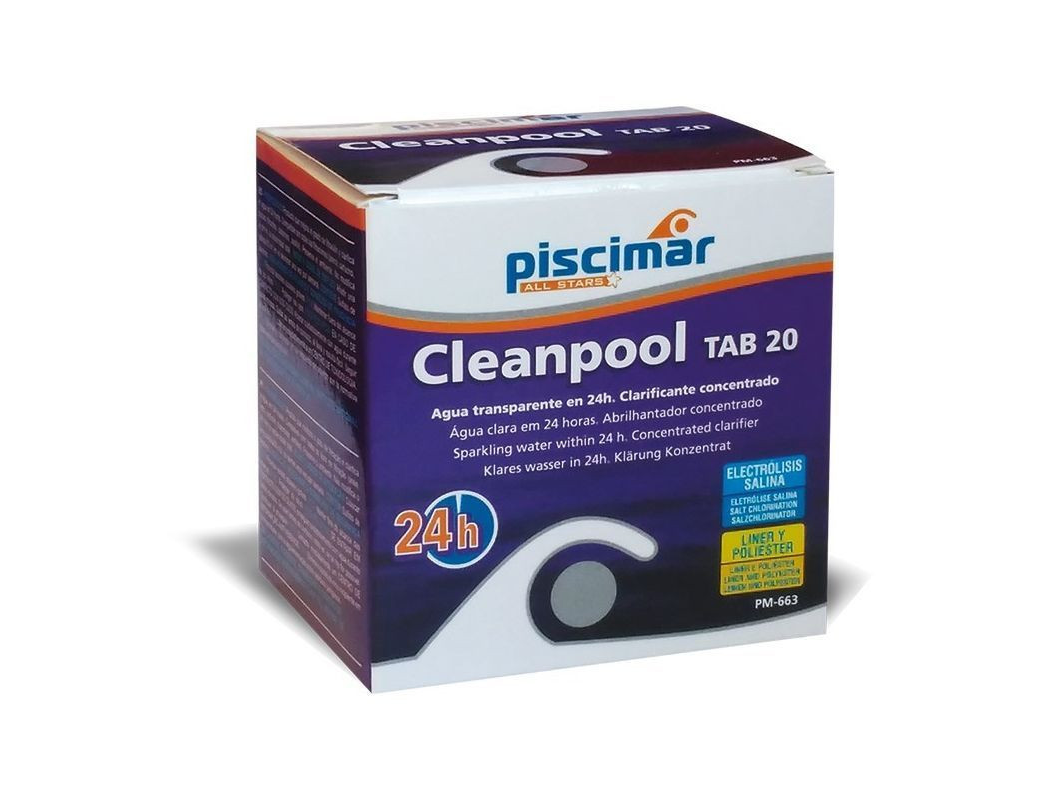 Piscimar "CleanPool Tab" flocculante per recupero acqua verde