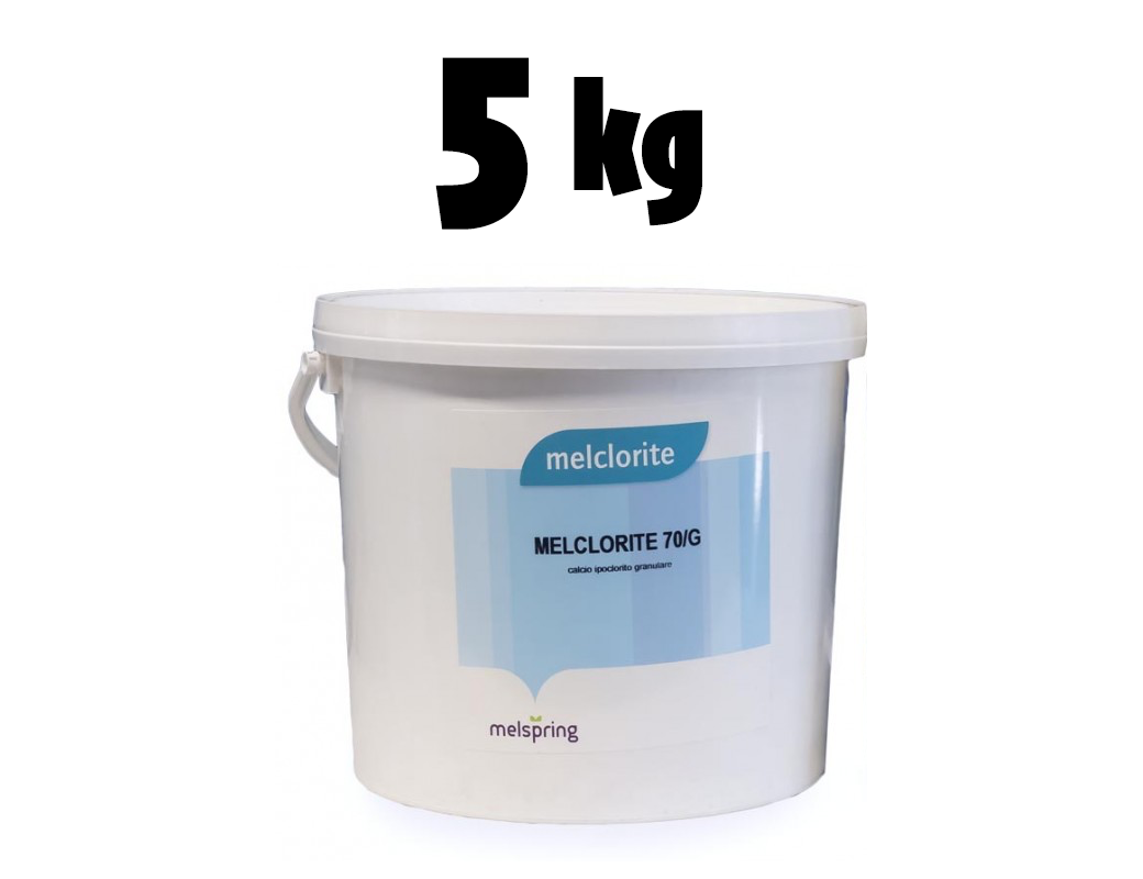 Calcio ipoclorito "MELCLORITE" -- 5 kg --