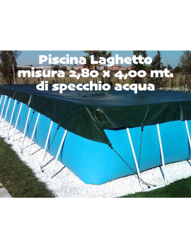 Telo di copertura invernale Laghetto per piscine con misura 2.00 X 4.00