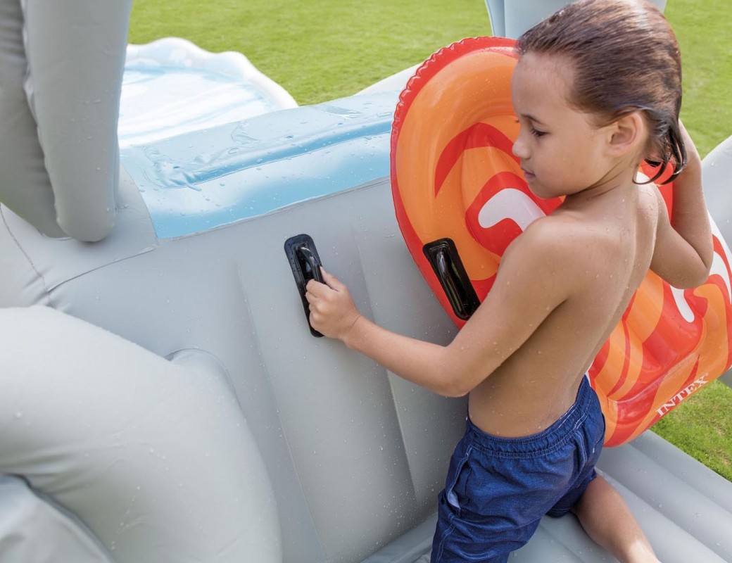 INTEX Scivolo Gonfiabile Gigante Surf Squalo 57159