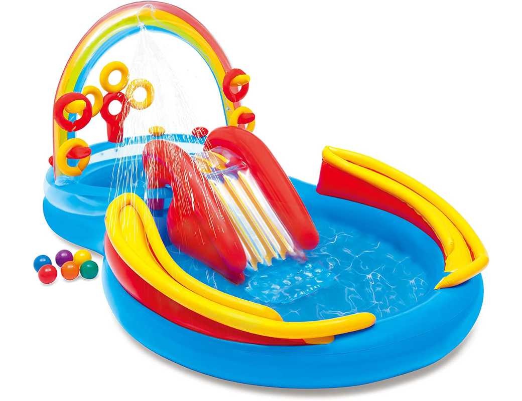 INTEX Piscina Gonfiabile Play Ground Arcobaleno 57453