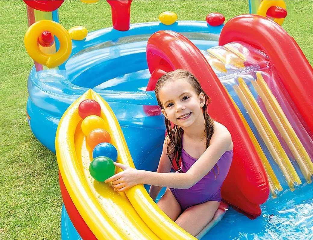 INTEX Piscina Gonfiabile Play Ground Arcobaleno 57453