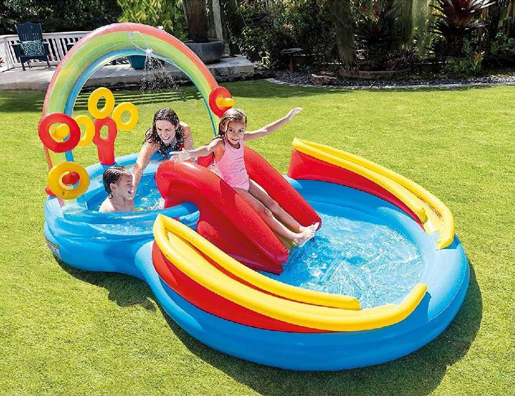 INTEX Piscina Gonfiabile Play Ground Arcobaleno 57453