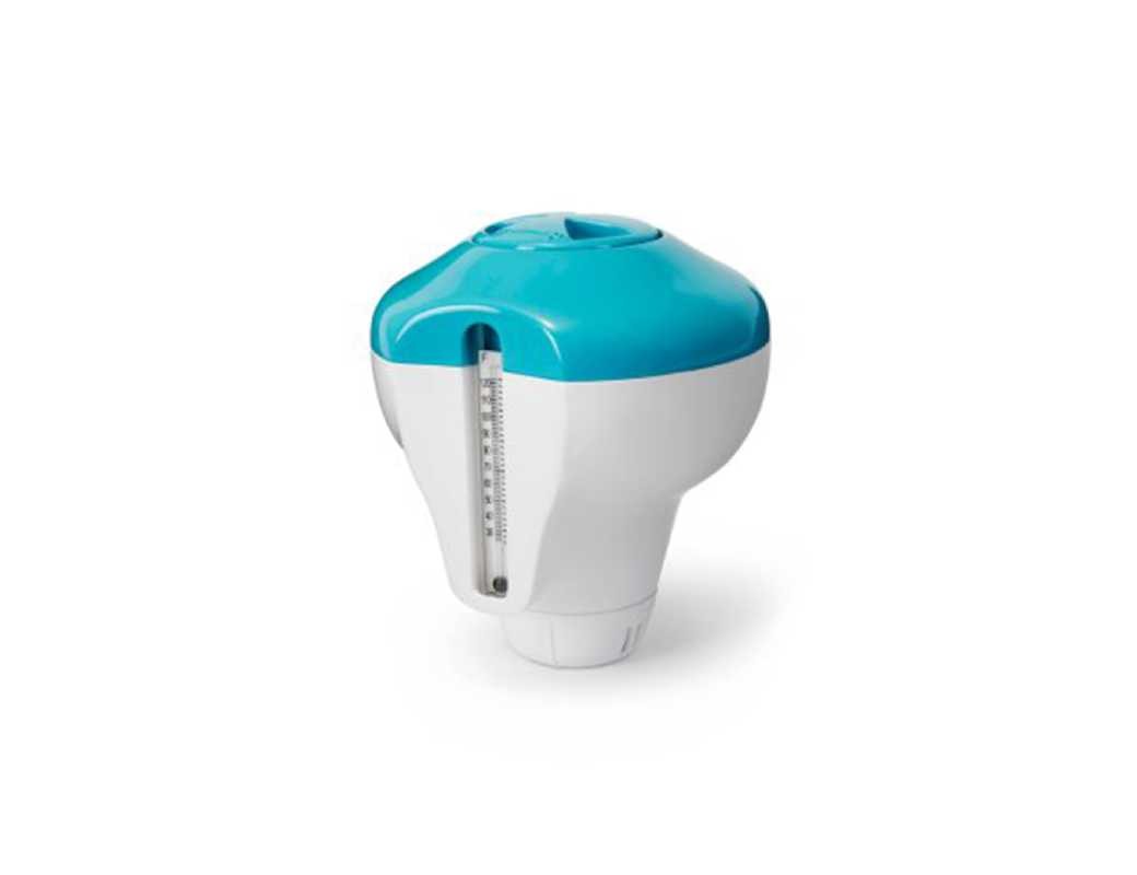 INTEX Dispenser per pastiglie di cloro o bromo con termometro 29043