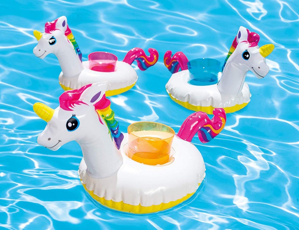 INTEX Gonfiabile Porta Bicchieri Unicorno 57506