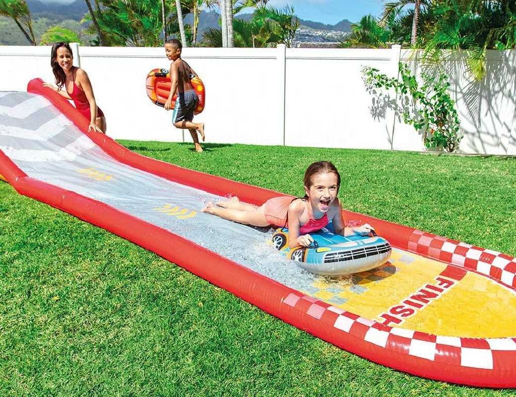 INTEX Scivolo Gonfiabile Racing Fun Slide 57167