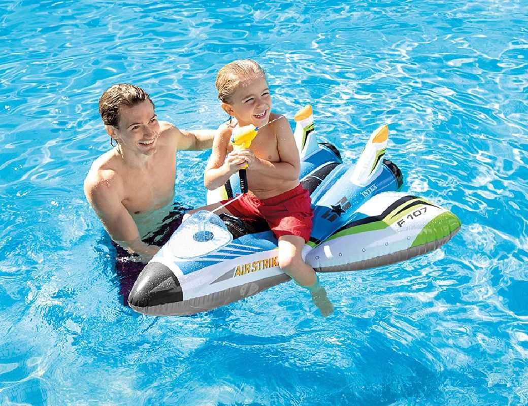 INTEX Gonfiabile Acquascooter Blu o Rosso 57536