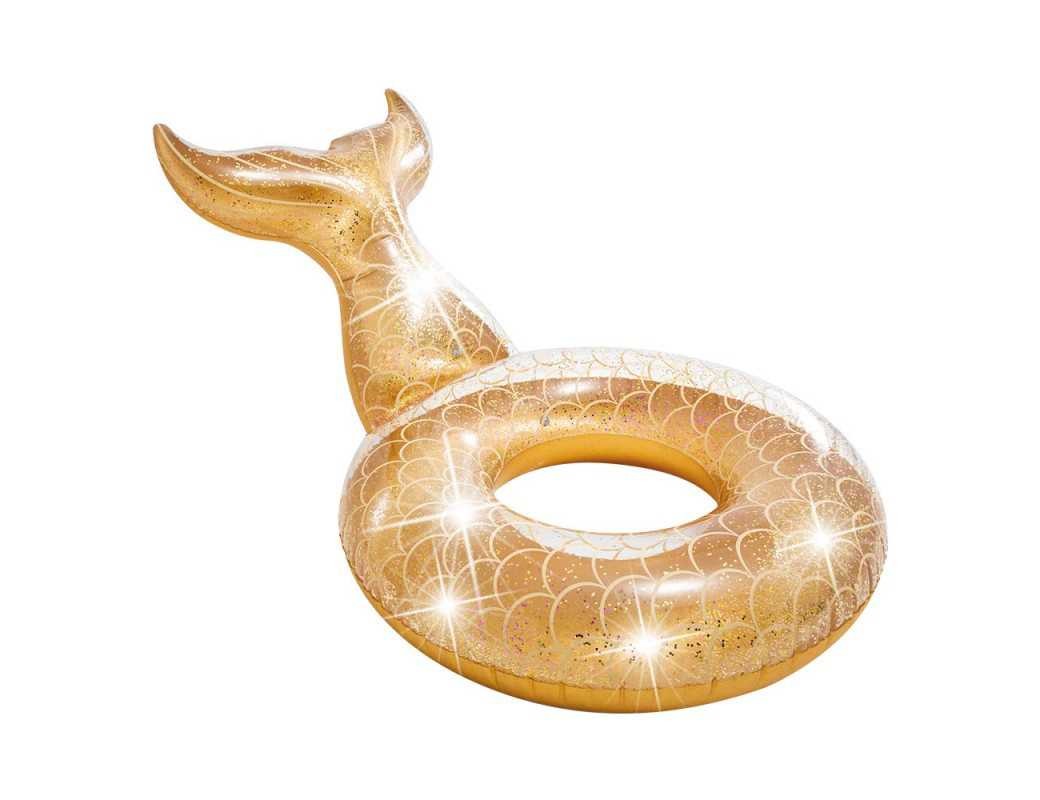 INTEX Gonfiabile Salvagente a Coda di Sirena Glitter 56258