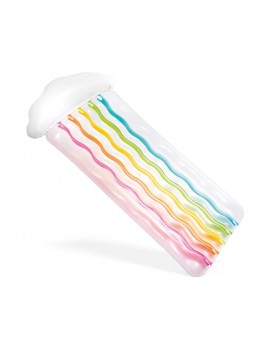 INTEX Gonfiabile Materassino Arcobaleno Ondulato 56804