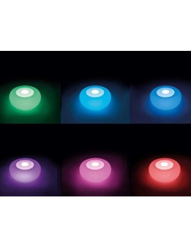 INTEX Poggia piedi luminoso con batterie ricaricabili 68697