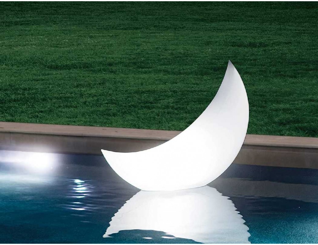 INTEX Mezza luna luminosa con batterie ricaricabili 68693