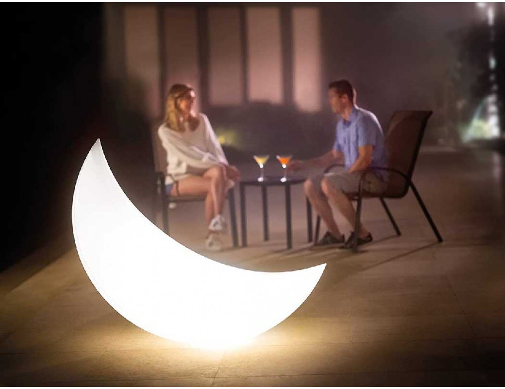 INTEX Mezza luna luminosa con batterie ricaricabili 68693