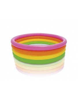 INTEX Piscina Gonfiabile 4 Anelli Arcobaleno 56441