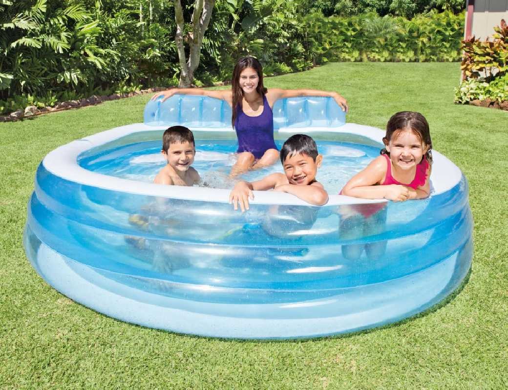 INTEX Piscina Gonfiabile Family Con Poltrona 57190