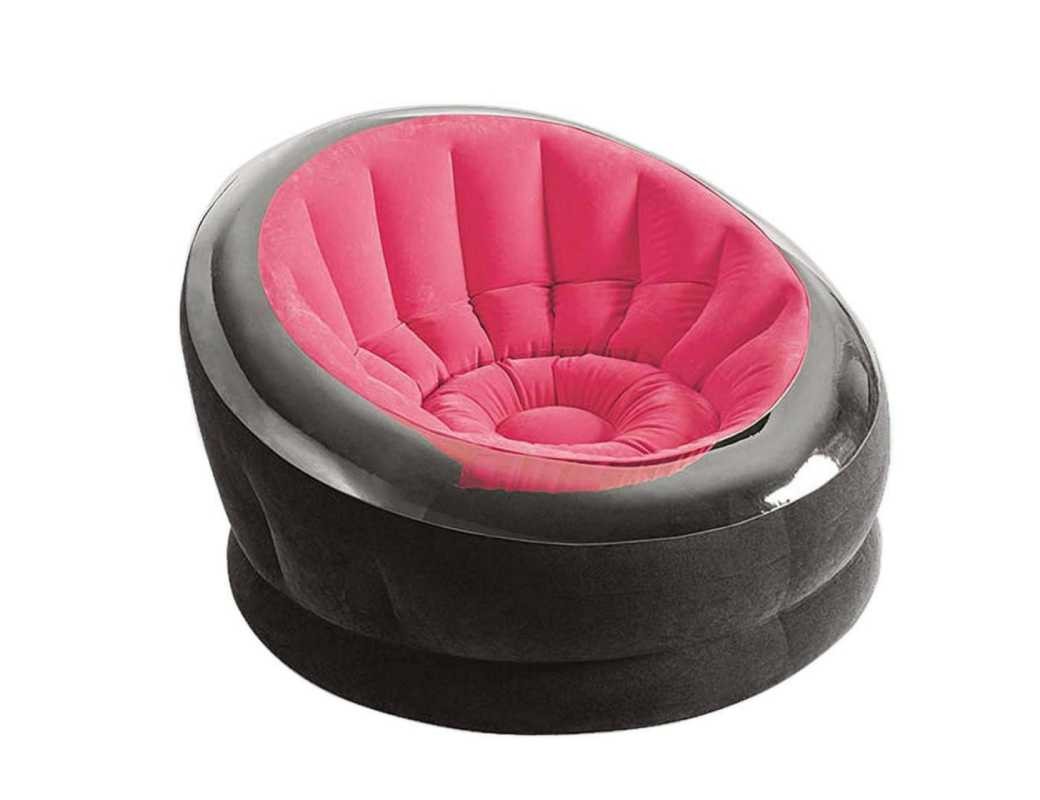 INTEX Poltrona Empire Gonfiabile Arancione, Verde o Fuxia 68582
