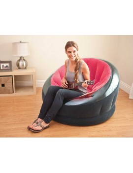 INTEX Poltrona Empire Gonfiabile Arancione, Verde o Fuxia 68582