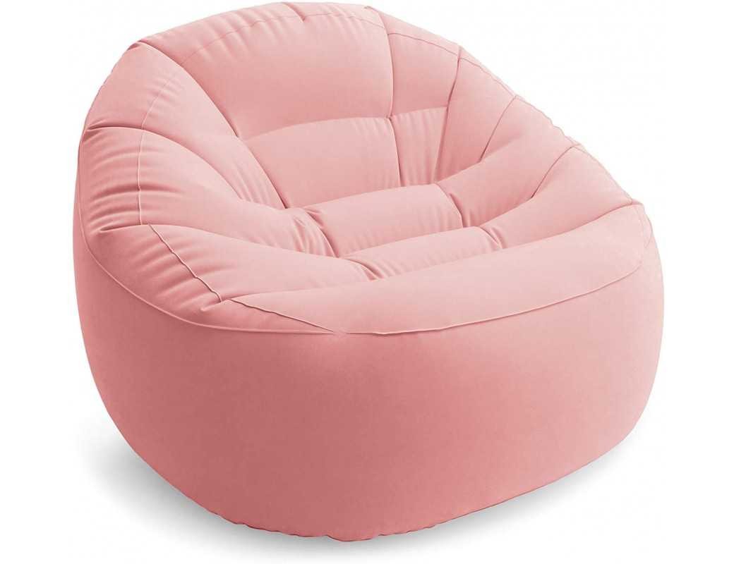 INTEX Poltrona Sacco Gonfiabile Grigio Chiaro o Rosa 68590