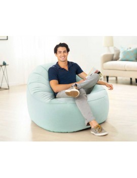 INTEX Poltrona Sacco Gonfiabile Grigio Chiaro o Rosa 68590