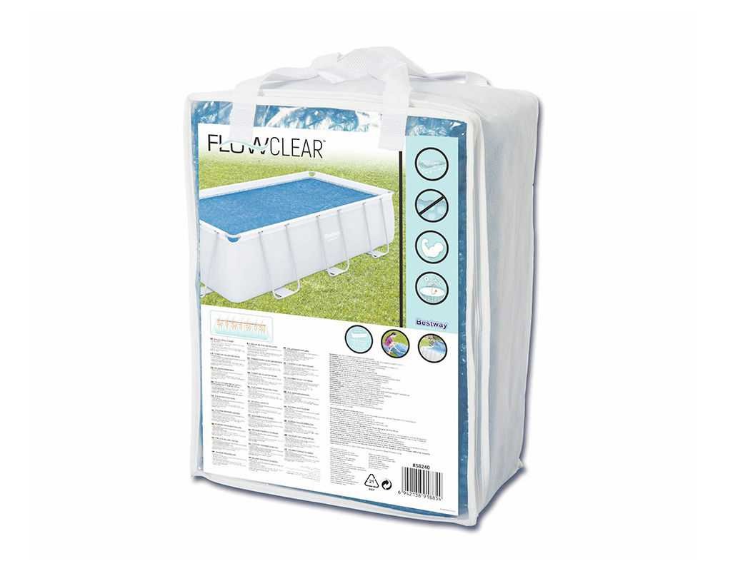 BESTWAY Telo termico per piscine fuori terra 404 x 201 e 412 x 201 cm 58240