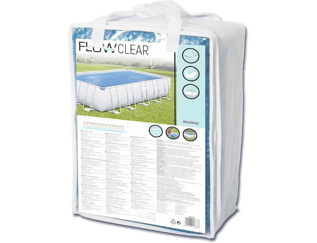 BESTWAY Telo termico per piscine fuori terra 640 x 274 e 732 x 366 cm 58228