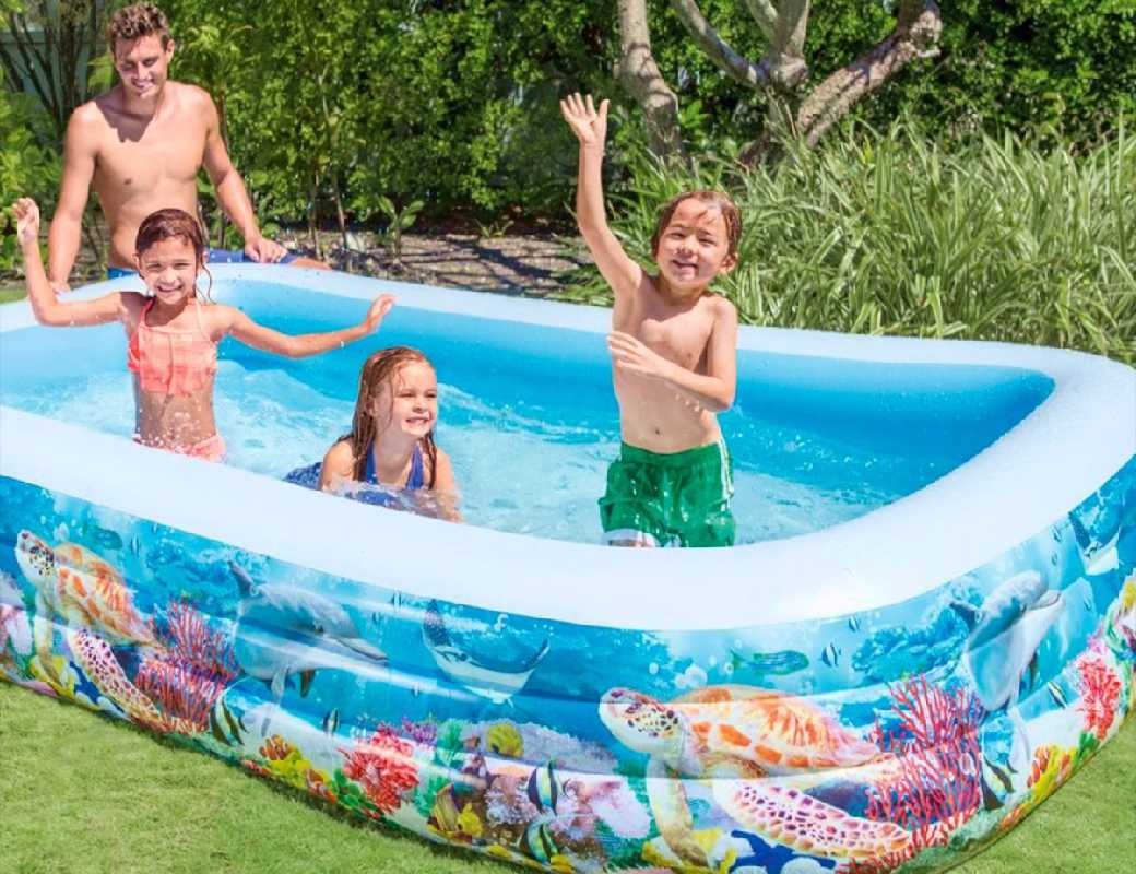 INTEX Piscina Gonfiabile Family Pesci 58485