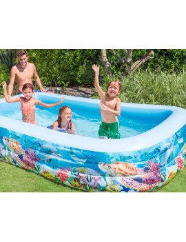 INTEX Piscina Gonfiabile Family Pesci 58485