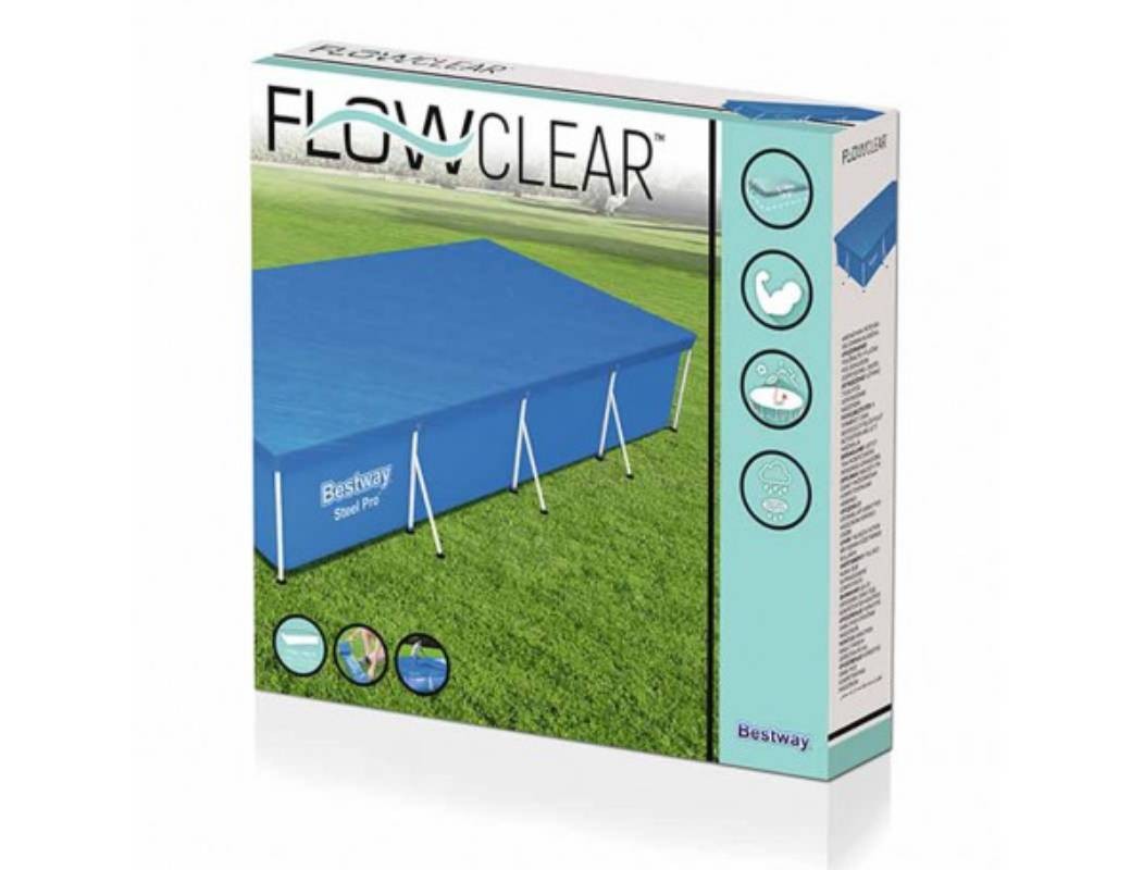 BESTWAY Copertura per piscina fuori terra 400 x 211 cm 58107