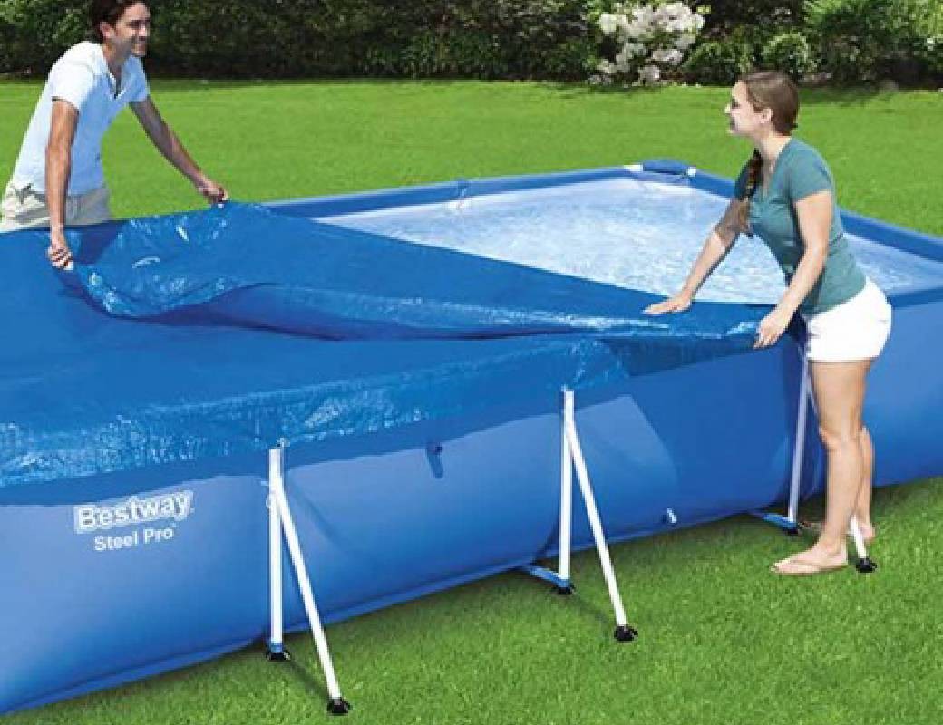 BESTWAY Copertura per piscina fuori terra 400 x 211 cm 58107