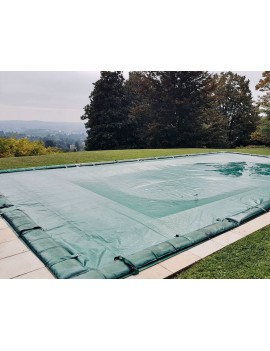 Telo di copertura invernale INTERRATE - 3,00 x 6,00 - di specchio acqua - compreso di tubolari (salsicciotti)