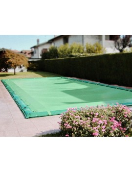 Telo di copertura invernale INTERRATE - 3,00 x 6,00 - di specchio acqua - compreso di tubolari (salsicciotti)