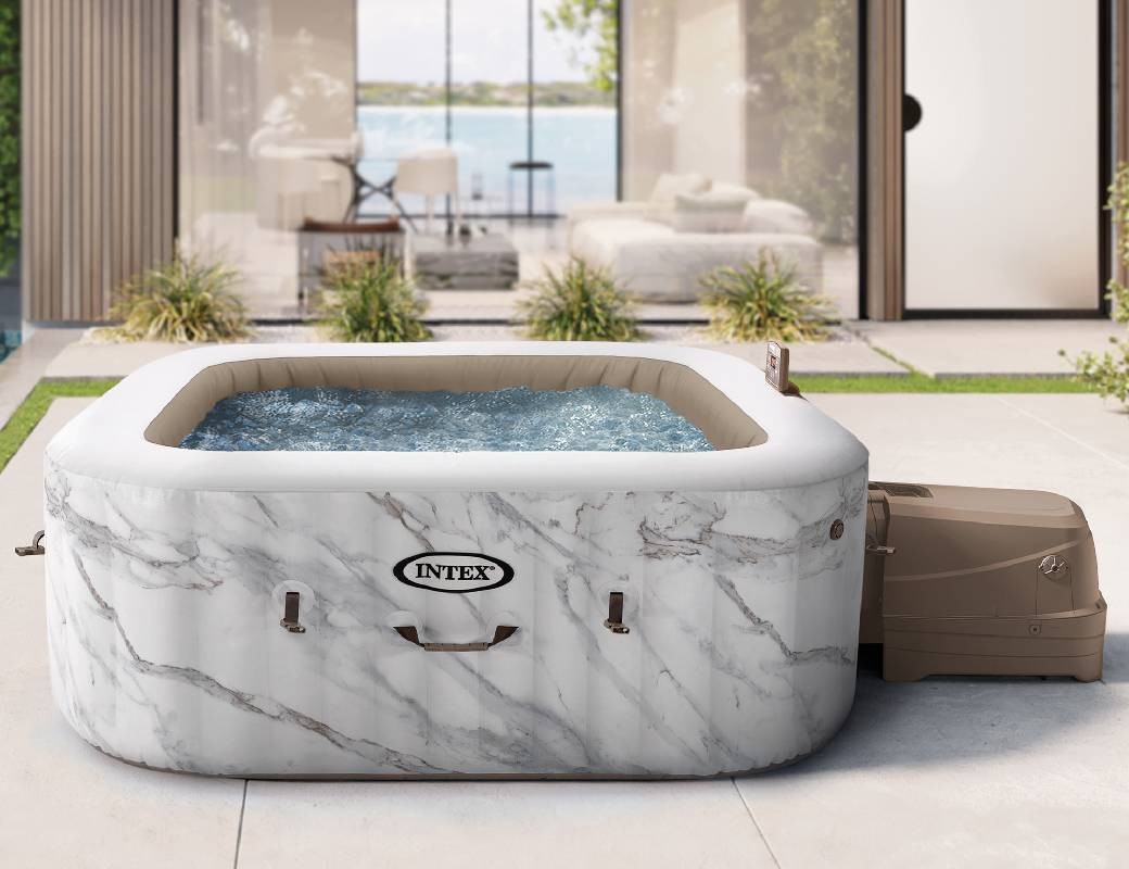 Pure Spa Calacatta Dual Zone misura 211 X 71 cm 4 posti INTEX 28464