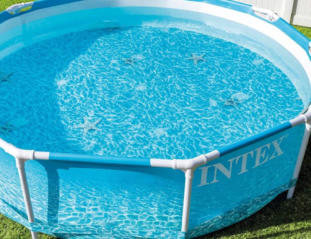 Piscina Tonda Metal Frame Beachside 305 x H.76 cm INTEX 28208