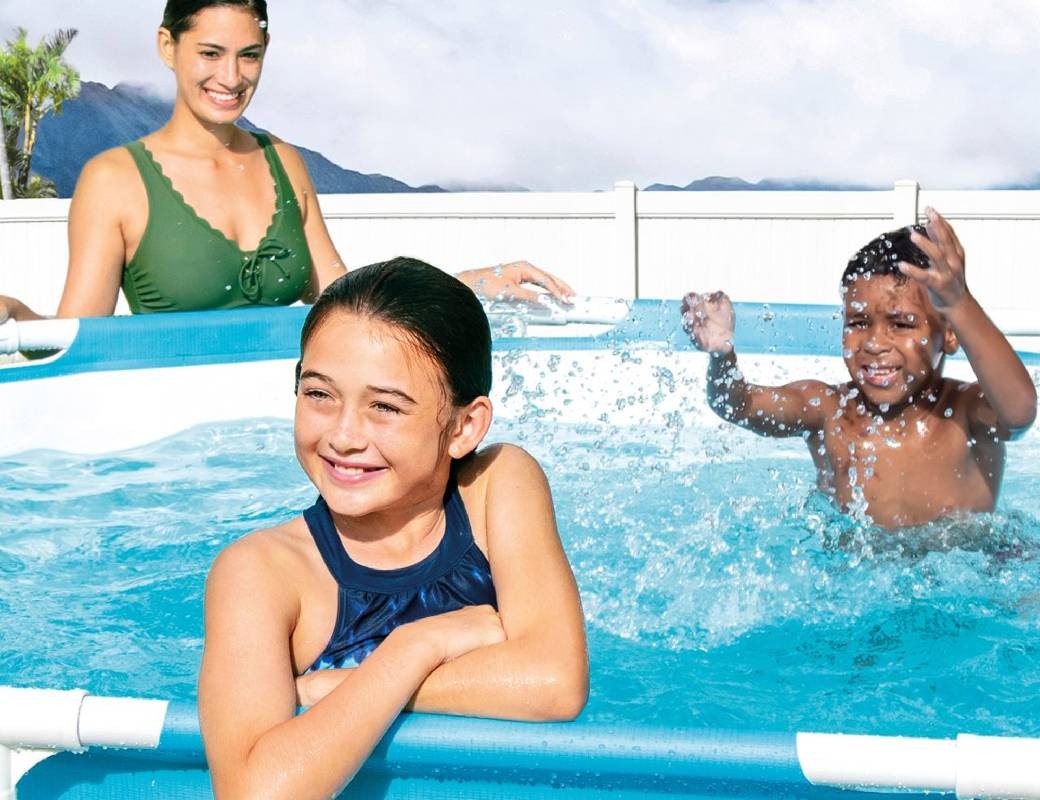 Piscina Tonda Metal Frame Beachside 305 x H.76 cm INTEX 28208